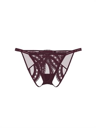 İşlemeli Ayarlanabilir Askılı Bikini Külotu