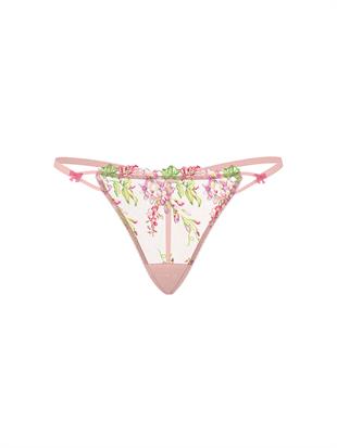 İşlemeli V-String Külot