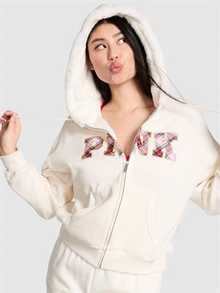 Ivy Fermuarlı Kapüşonlu Sweatshirt
