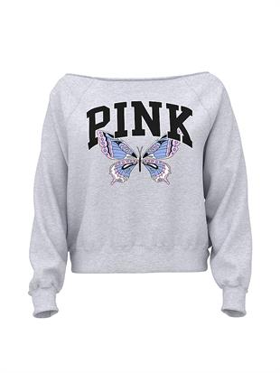 Ivy Omzu Açık Sweatshirt