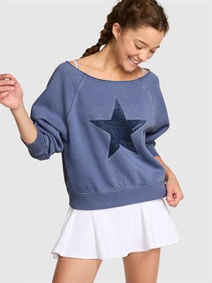Ivy Omzu Açık Sweatshirt