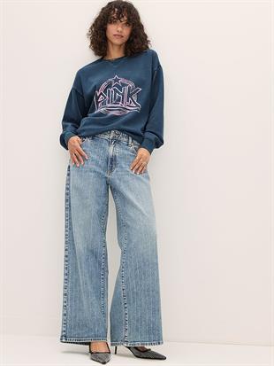 Ivy Oversize Bisiklet Yaka Sweatshirt