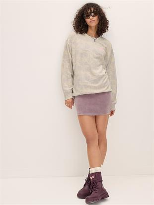 Ivy Oversize Bisiklet Yaka Sweatshirt