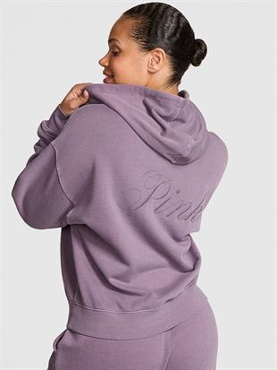 Ivy Yarım Fermuarlı Kapüşonlu Sweatshirt