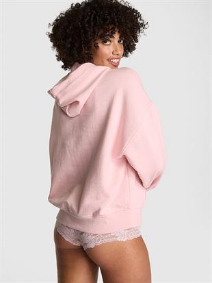 Ivy Yarım Fermuarlı Kapüşonlu Sweatshirt