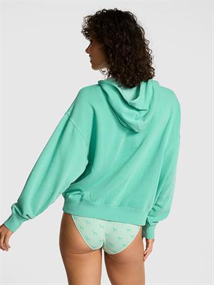 Ivy Yarım Fermuarlı Kapüşonlu Sweatshirt