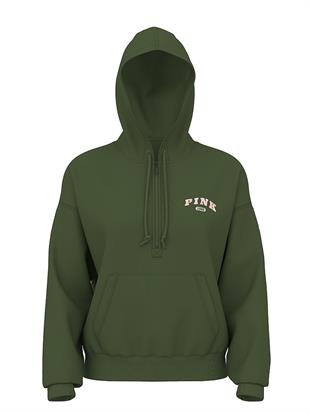 Ivy Yarım Fermuarlı Kapüşonlu Sweatshirt