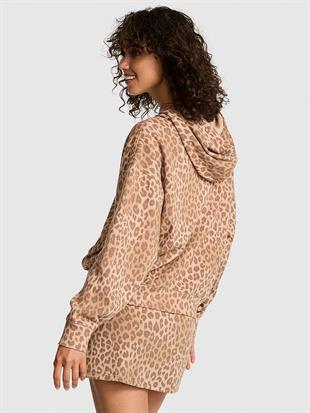 Ivy Yarım Fermuarlı Kapüşonlu Sweatshirt
