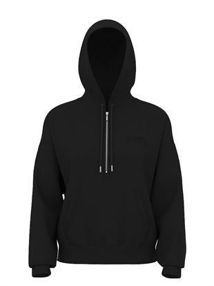 Ivy Yarım Fermuarlı Kapüşonlu Sweatshirt