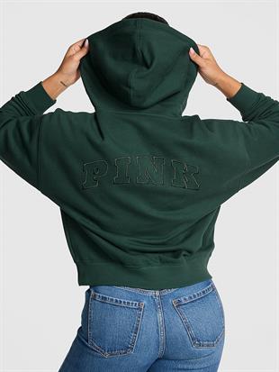 Ivy Yarım Fermuarlı Kapüşonlu Sweatshirt