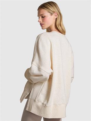 Ivy Yırtmaçlı Oversize Sweatshirt