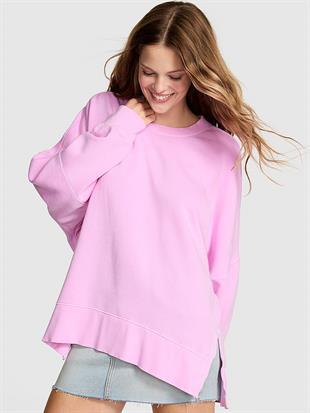 Ivy Yırtmaçlı Oversize Sweatshirt