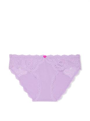 Kalp Biyeli Pamuklu Bikini Külot