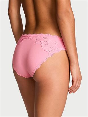Kalp Biyeli Pamuklu Bikini Külot