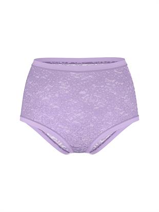 Lazer Kesim Dantelli Brief Külot
