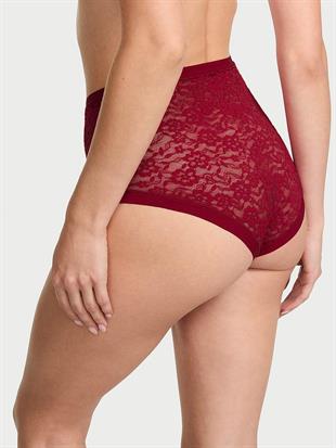 Lazer Kesim Dantelli Brief Külot