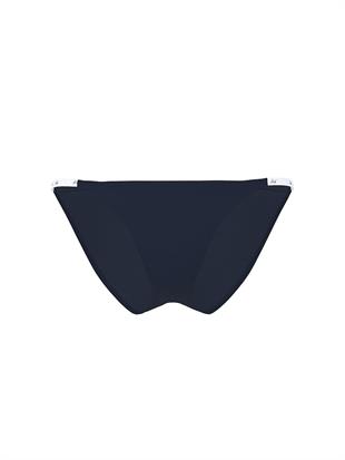Logolu Pamuklu Askılı Bikini Külotu