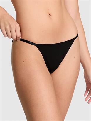 Logolu Pamuklu Askılı Bikini Külotu