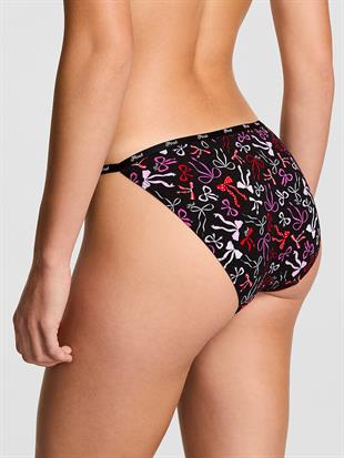 Logolu Pamuklu Askılı Bikini Külotu