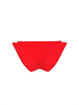 Logolu Pamuklu Askılı Bikini Külotu