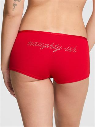 Logolu Pamuklu Boyshort Külot