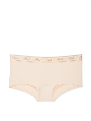 Logolu Pamuklu Boyshort Külot