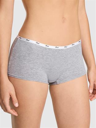 Logolu Pamuklu Boyshort Külot
