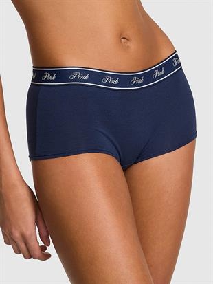Logolu Pamuklu Boyshort Külot