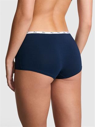 Logolu Pamuklu Boyshort Külot