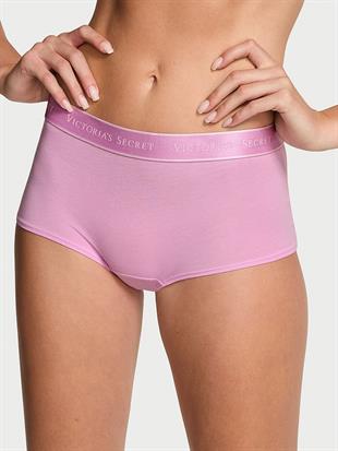 Logolu Pamuklu Boyshort Külot