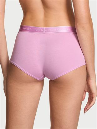 Logolu Pamuklu Boyshort Külot
