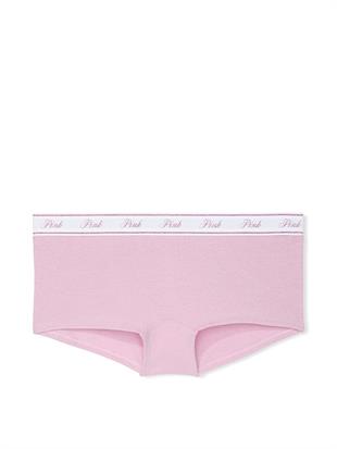 Logolu Pamuklu Işıltılı Boyshort Külot