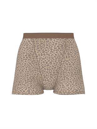 Logolu Pamuklu Yüksek Bel Boyshort Külot