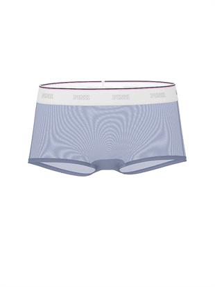 Logolu Tül Boyshort Külot