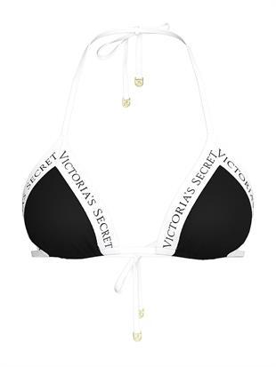Logolu Üçgen Bikini Üstü