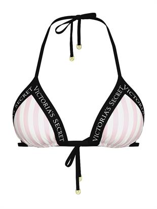 Logolu Üçgen Bikini Üstü