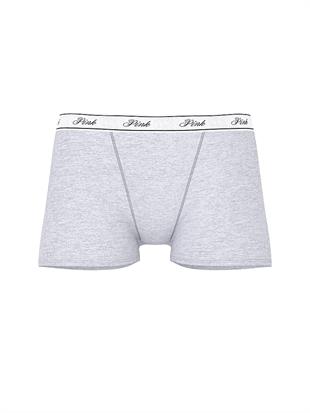 Mikro Logolu Yüksek Bel Boyshort Külot