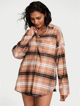 Modal Pamuklu Gömlek Pijama