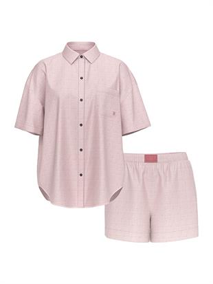 Modal Pamuklu Şortlu Pijama Takımı