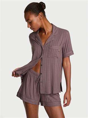 Modal Ultra İnce Şortlu Pijama Takımı