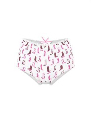 Pamuklu Arkadan Bağlamalı Boyshort Külot