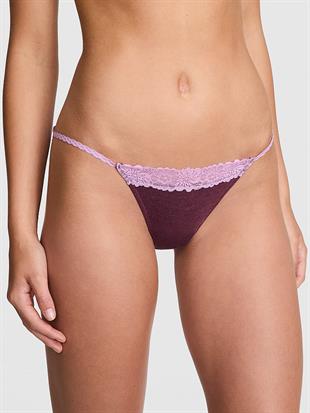 Pamuklu Dantel Kenarlı Bikini Külot