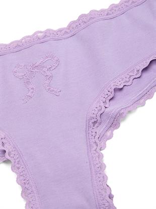 Pamuklu Dantelli Cheeky Külot