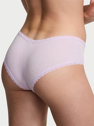 Pamuklu Pointelle Dantelli Cheeky Külot