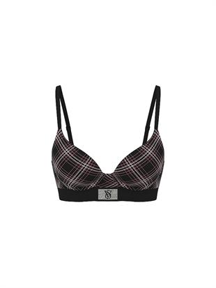 Perfect Shape Kadife Detaylı Işıltılı Push-Up Sütyen