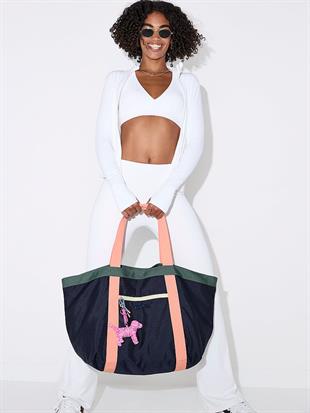 PINK Logolu Tote Çanta