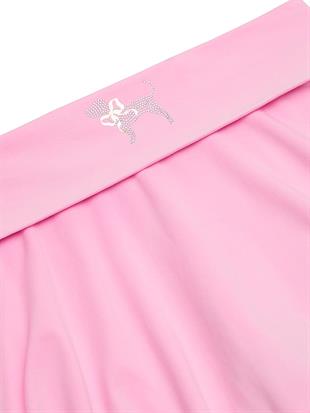 PINK x LoveShackFancy Beli Katlanabilen Şort Etek