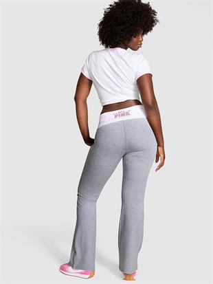PINK x LoveShackFancy Beli Katlanabilen İspanyol Paça Tayt
