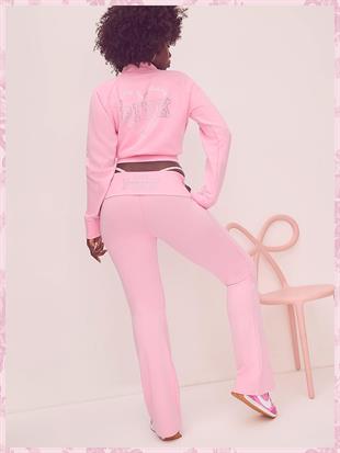 PINK x LoveShackFancy Beli Katlanabilen İspanyol Paça Tayt