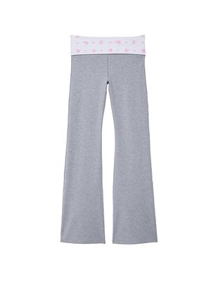PINK x LoveShackFancy Beli Katlanabilen İspanyol Paça Tayt